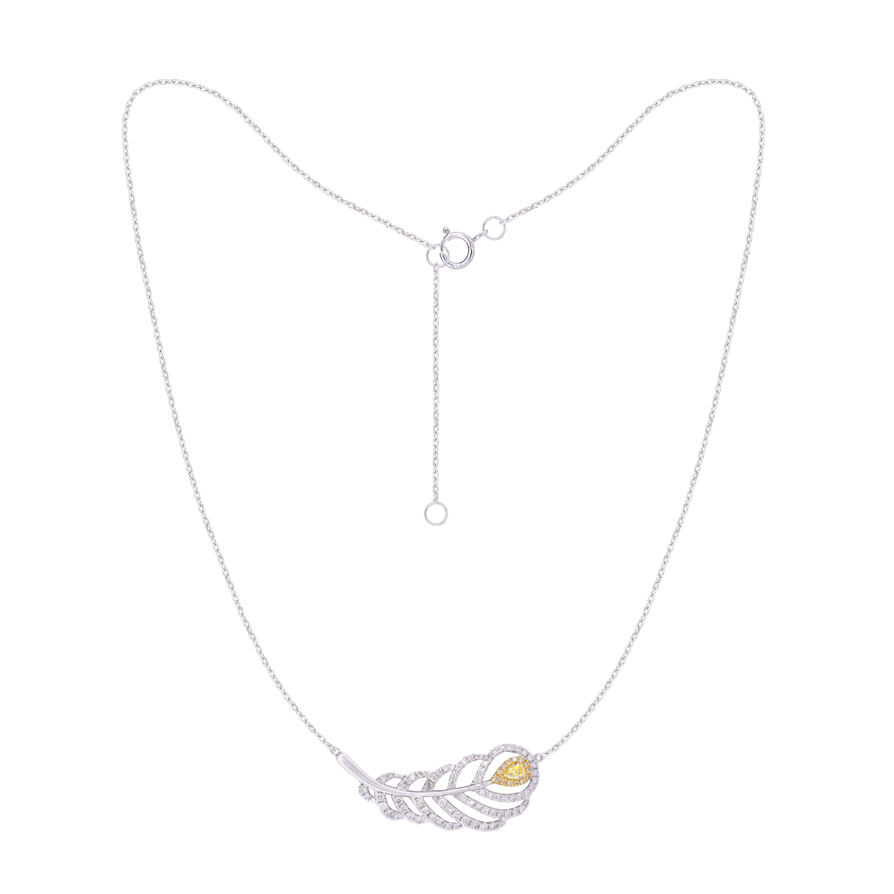 Shikoba Fancy Diamond Necklace